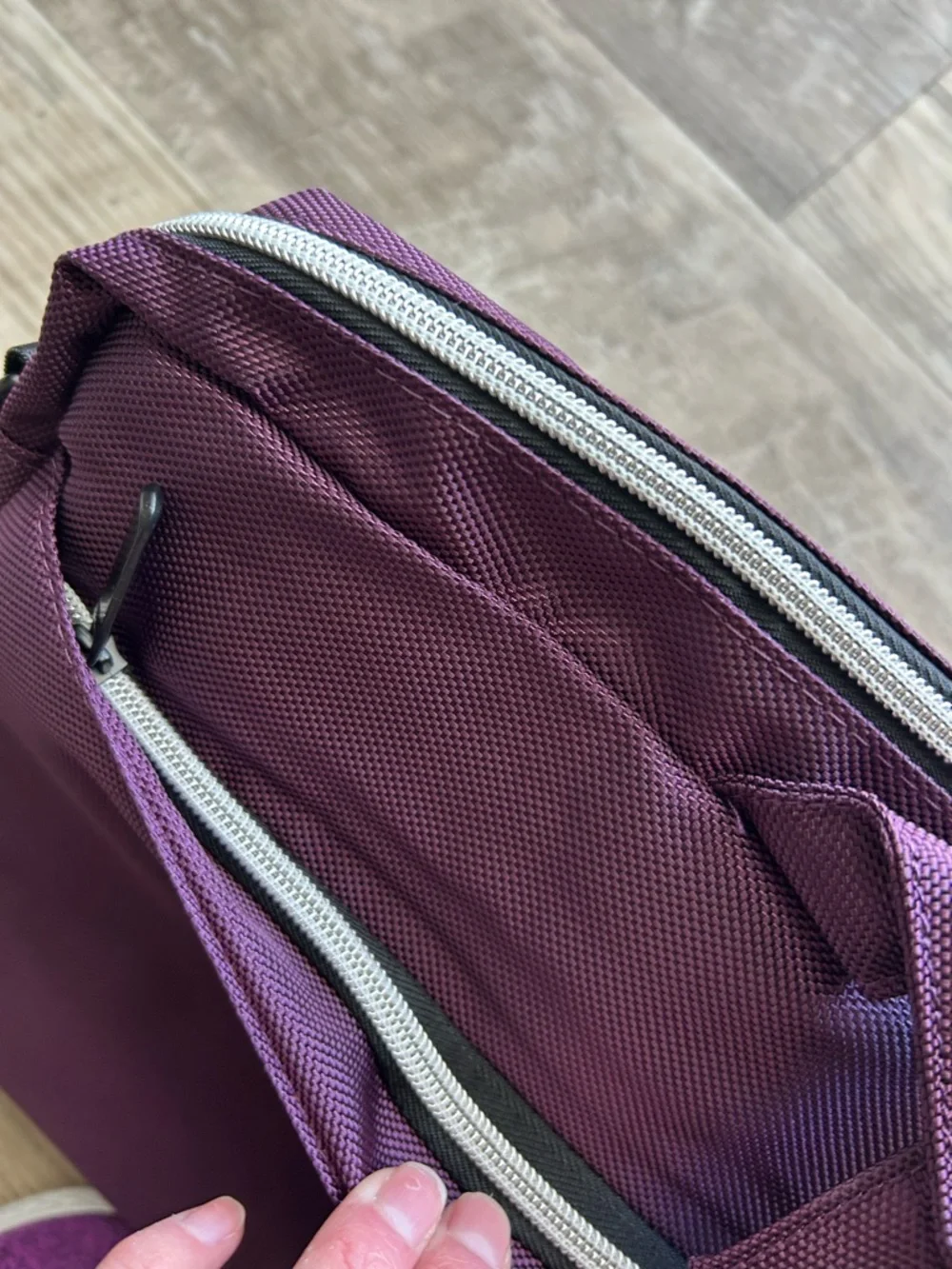 Dime Bags 17” Laptop Bag Side Hustler Plum NEW